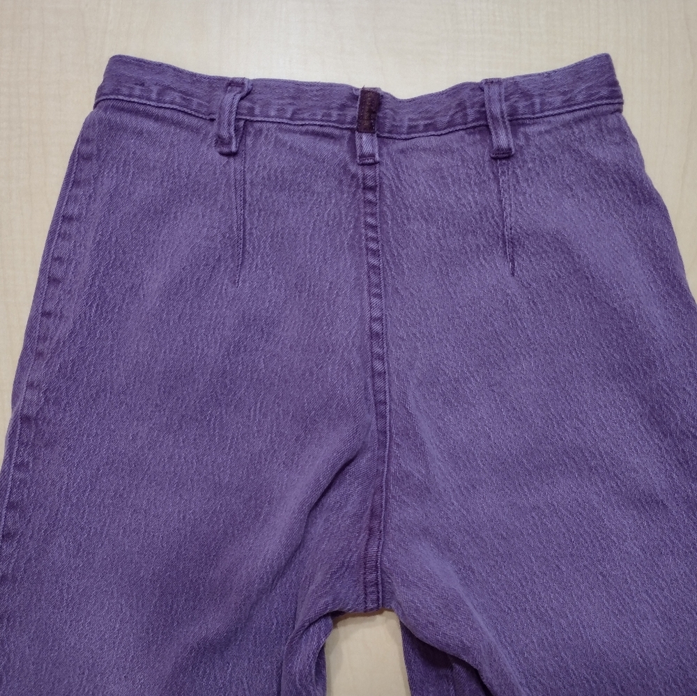 Gitano Vintage 80s Women's Purple Jeans - Picture 2 of 13